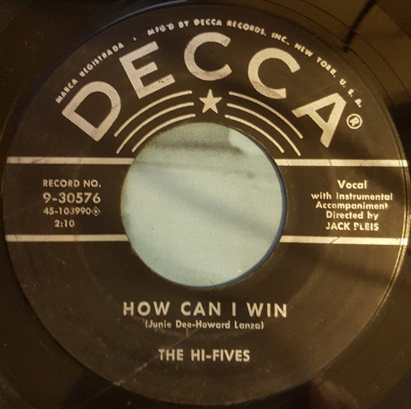 The Hi-Fives (4) : My Friend (7")