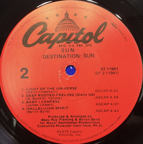 Sun (7) : Destination: Sun (LP, Album, Los)