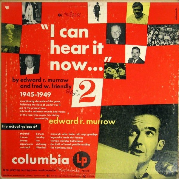 Edward R. Murrow & Fred W. Friendly : I Can Hear It Now Vol. 2 (LP, Mono)