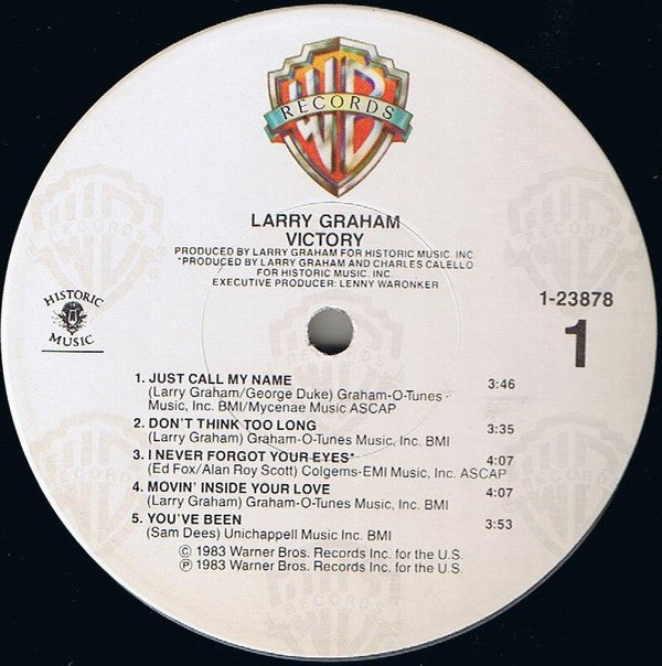 Larry Graham - Sooner or Later - SEALED - vinyl record LP