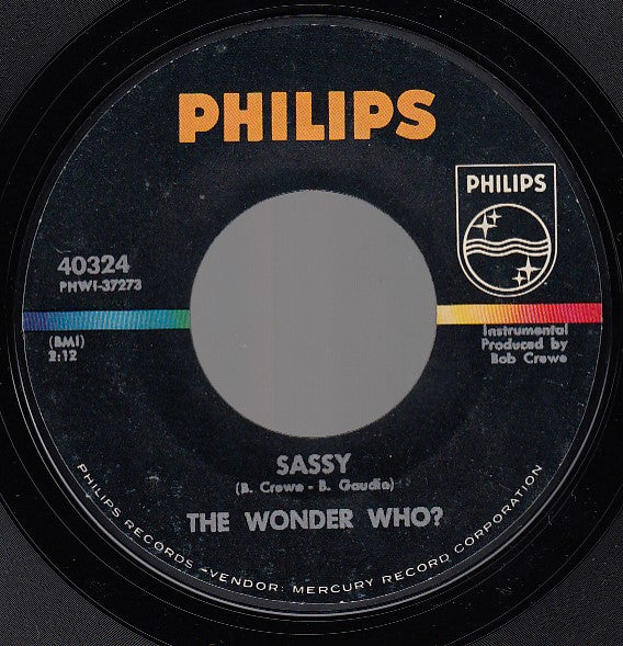 The Wonder Who? : Don't Think Twice (7", Single, Styrene)