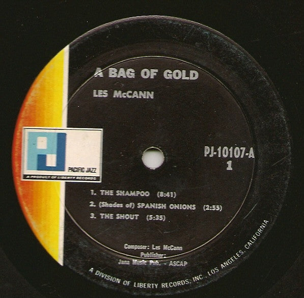 Les McCann : A Bag Of Gold (LP, Mono)