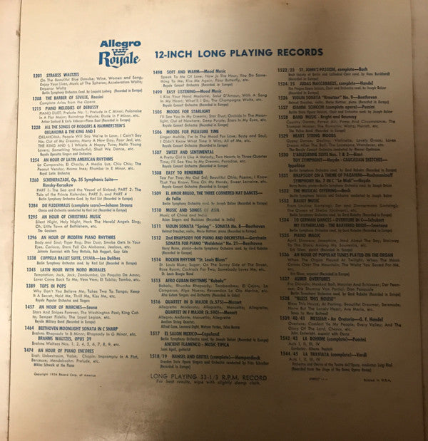 Ken Griffin (2) : Ken Griffin At The Organ (LP, Album)