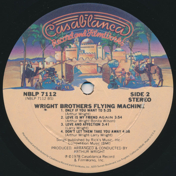 Wright Bros. Flying Machine : Wright Brothers Flying Machine (LP, Album)