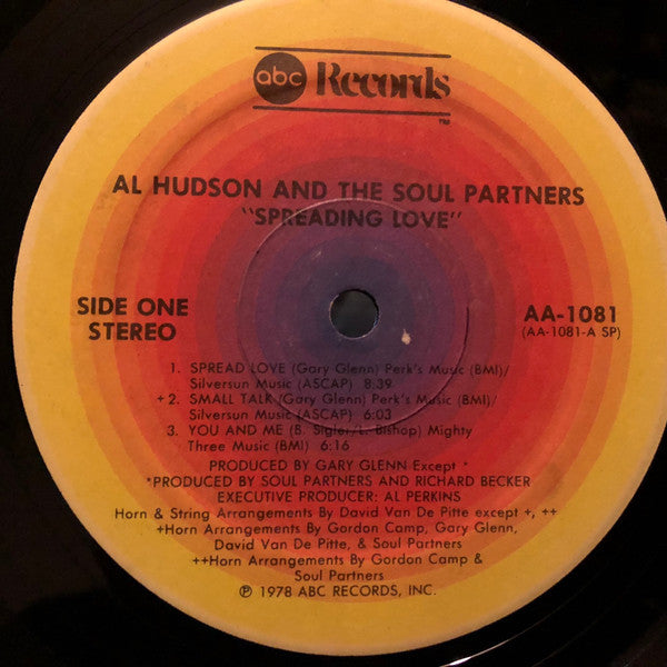 Al Hudson & The Partners : Spreading Love (LP, Album)