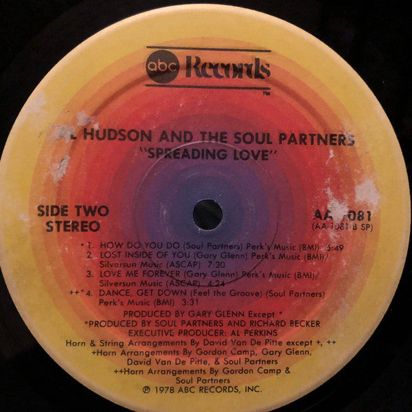 Al Hudson & The Partners : Spreading Love (LP, Album)