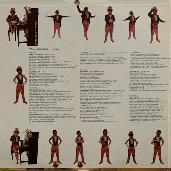 Al Kooper : Easy Does It (2xLP, Album, Ter)