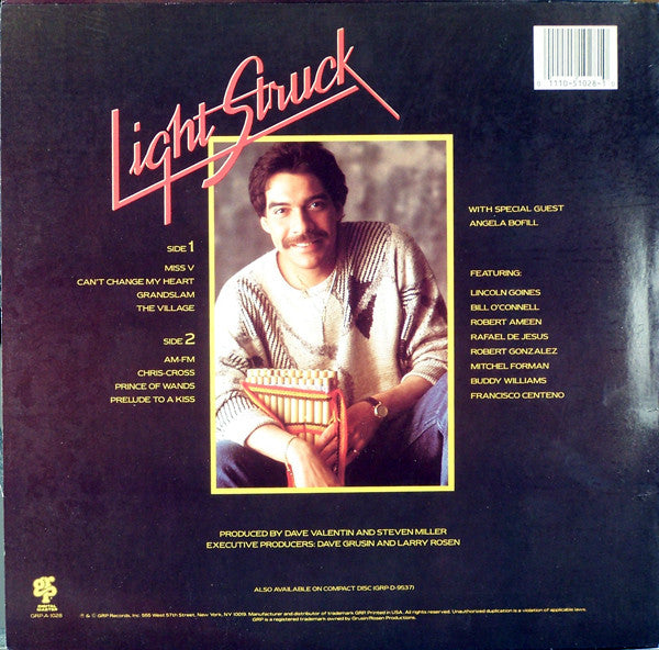 Dave Valentin : Light Struck (LP, Album)