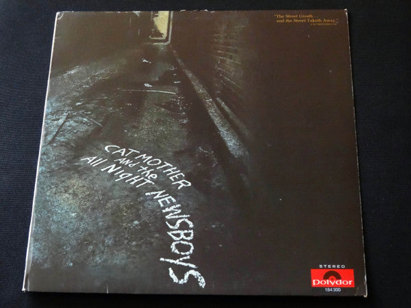 Cat Mother And The All-Night Newsboys : "The Street Giveth...And The Street Taketh Away." Cat Mother 3:14 (LP, Album)
