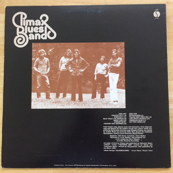 Climax Blues Band : Climax Blues Band (LP, Album, Mon)
