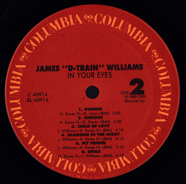 James "D-Train" Williams : In Your Eyes (LP, Album)