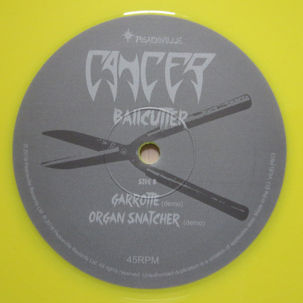 Cancer (3) : Ballcutter (12", EP, Ltd, Yel)