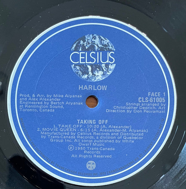 Harlow (2) : Taking Off (LP, Album)