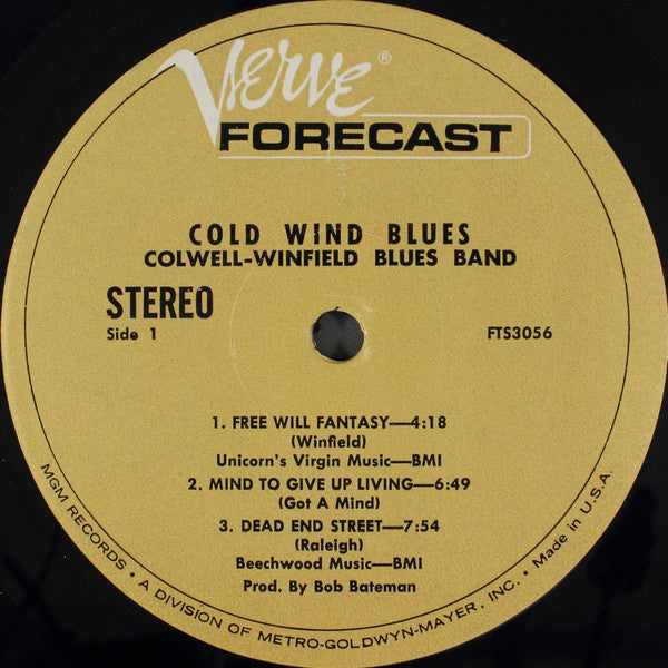 Colwell-Winfield Blues Band : Cold Wind Blues (VG+) – Square Cat Vinyl