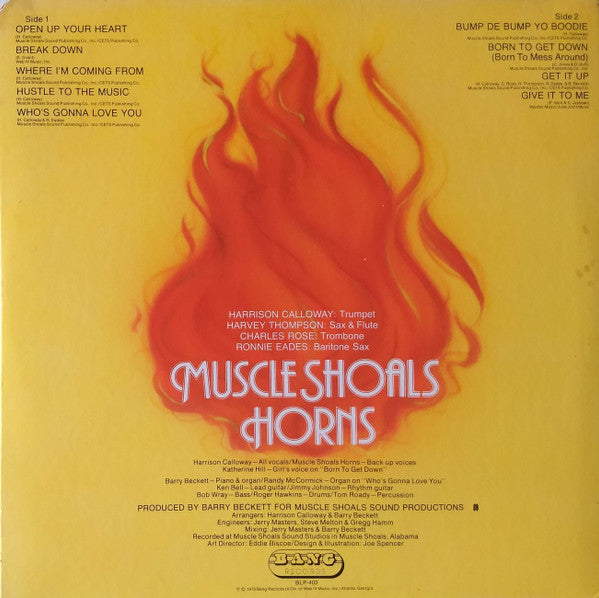 Muscle Shoals Horns : Born To Get Down (LP, Album)