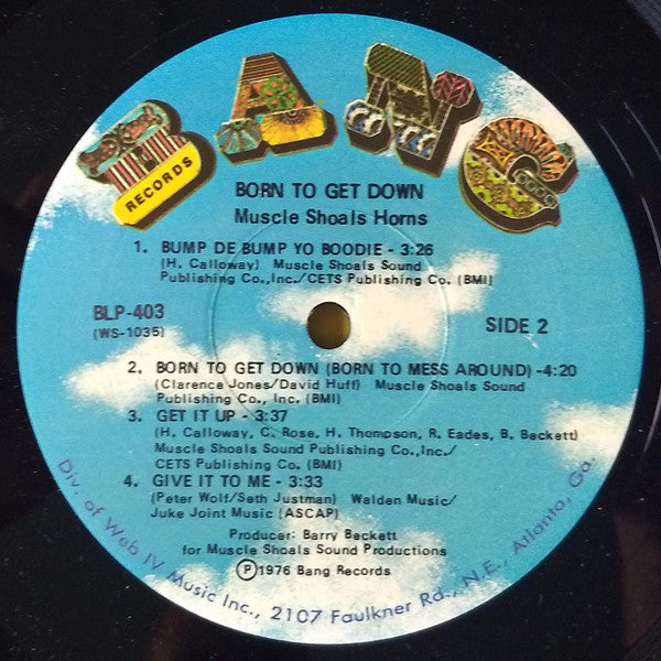Muscle Shoals Horns : Born To Get Down (LP, Album)