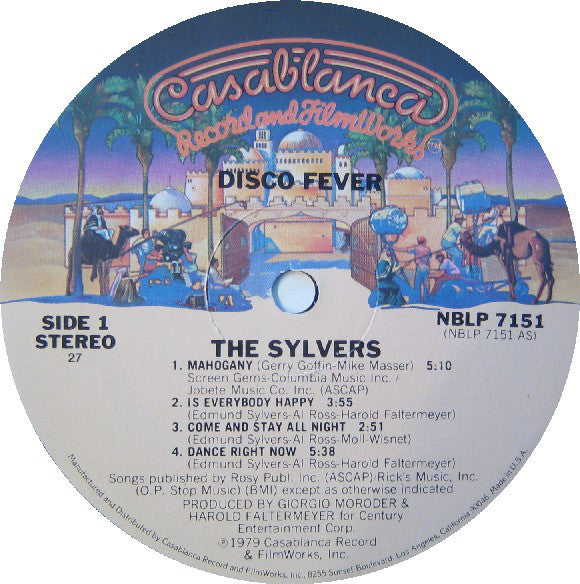 The Sylvers : Disco Fever (LP, Album, Mixed)