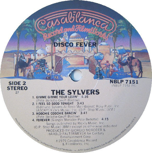 The Sylvers : Disco Fever (LP, Album, Mixed)