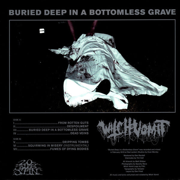 Witch Vomit : Buried Deep In A Bottomless Grave (LP, Album)