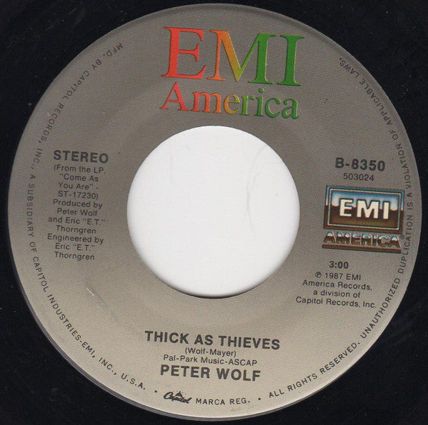 Peter Wolf : Come As You Are (7", Single, Spe)