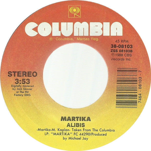Martika : More Than You Know (7")