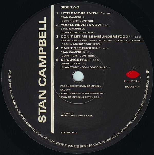 Stan Campbell : Stan Campbell (LP, Album)