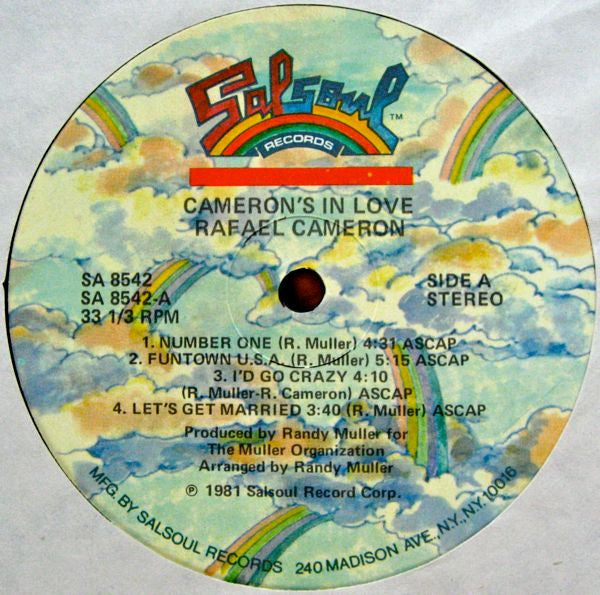 Rafael Cameron : Cameron's In Love (LP, Album)