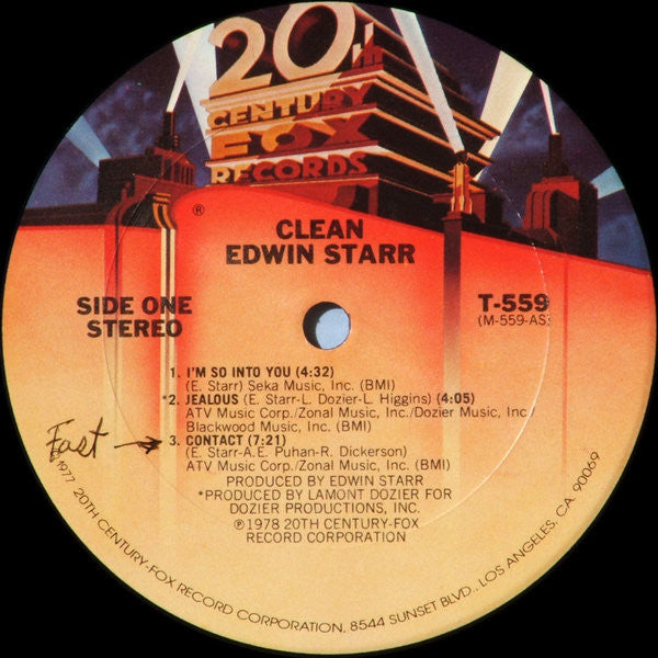 Edwin Starr : Clean (LP, Album, Ter)