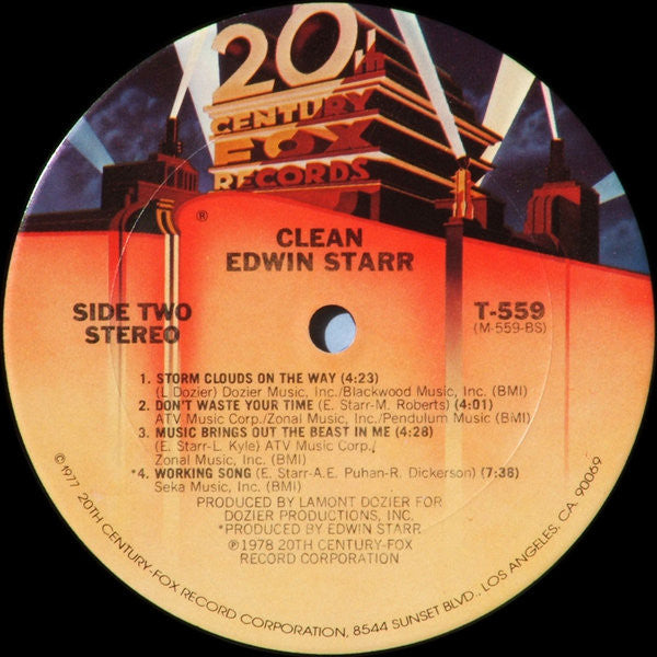 Edwin Starr : Clean (LP, Album, Ter)