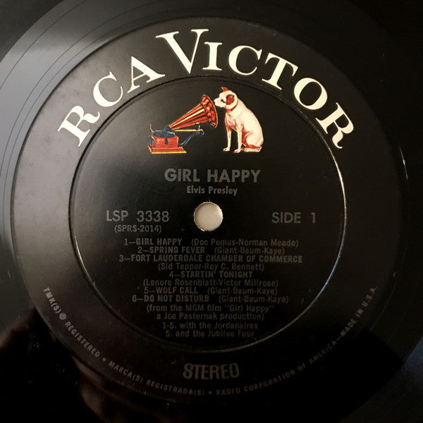 Elvis Presley : Girl Happy (LP, Album)