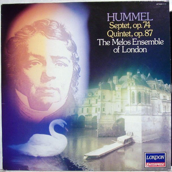 Hummel*, Melos Ensemble Of London : Septet, Op. 74 / Quintet, Op. 87 (LP)