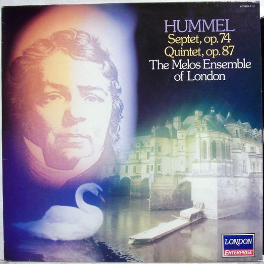 Hummel*, Melos Ensemble Of London : Septet, Op. 74 / Quintet, Op. 87 (LP)