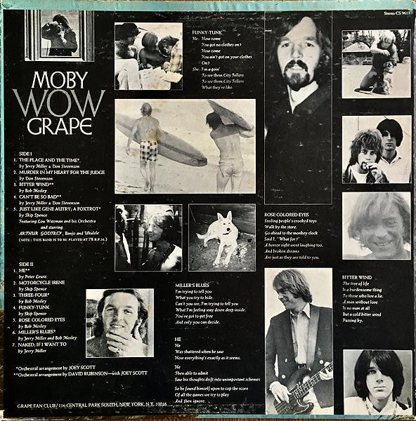 Moby Grape : Wow (LP, Album, Ter)