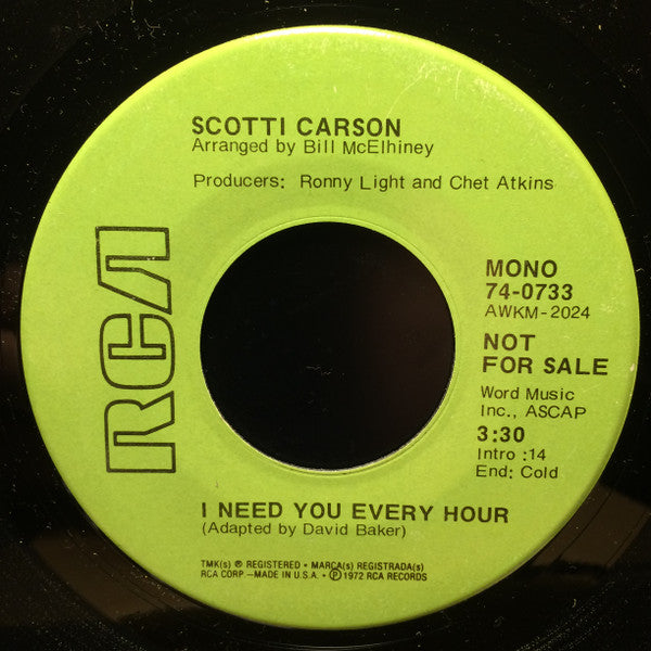 Scotti Carson : Still I Wanna See You (7", Single, Promo)
