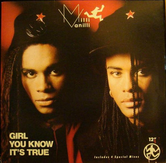 Milli Vanilli : Girl You Know It's True (12", Hau)