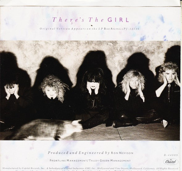 Heart : There's The Girl (7", Single, Spe)