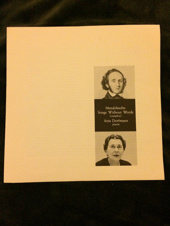 Mendelssohn* - Ania Dorfmann : Songs Without Words (Complete) (3xLP + Box, Mono)