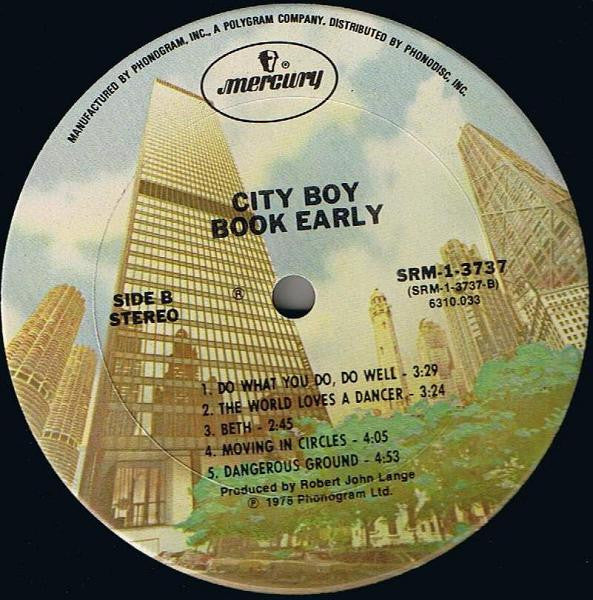 City Boy : Book Early (LP, Album)