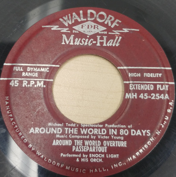 Enoch Light And His Orchestra : Around The World- In 80 Days (7", EP)
