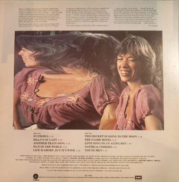 Maxine Sellers : Life Is Short, But It's Wide (LP, Album)