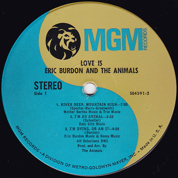 Eric Burdon & The Animals : Love Is (2xLP, Album, Gat)