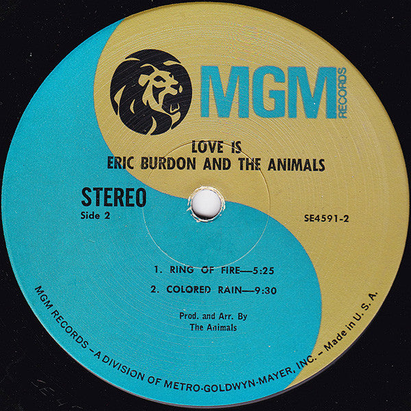 Eric Burdon & The Animals : Love Is (2xLP, Album, Gat)