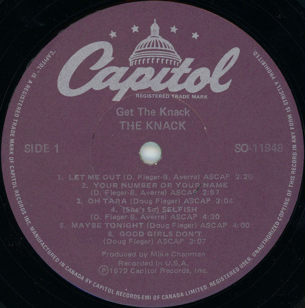 The Knack (3) : Get The Knack (LP, Album)