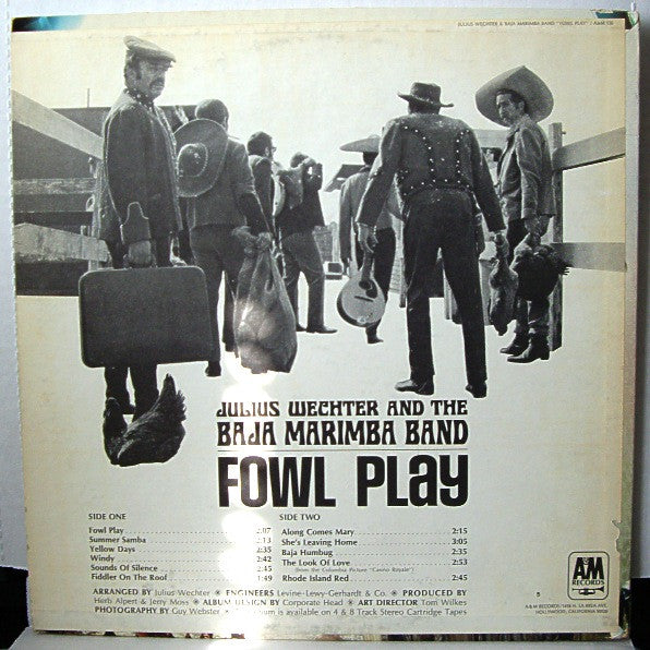 Julius Wechter And Baja Marimba Band : Fowl Play (LP, Album)