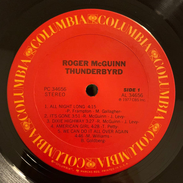 Roger McGuinn : Thunderbyrd (LP, Album, Ter)