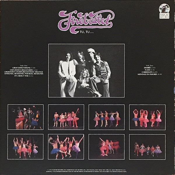 Fireballet : Two, Too... (LP, Album)