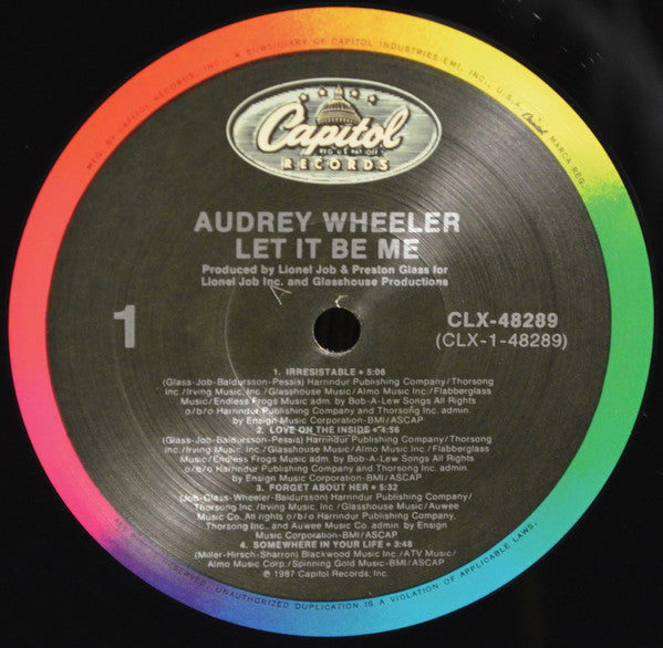 Wheeler, Audrey - Let It Be Me (VG+)