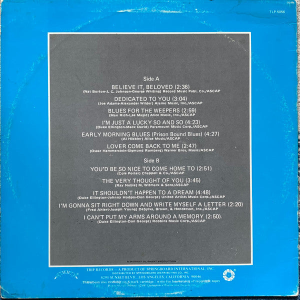 Al Hibbler : Dedicated To You (LP, RE)