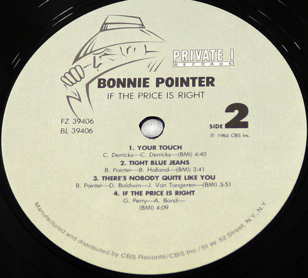 Bonnie Pointer : If The Price Is Right (LP, Album)