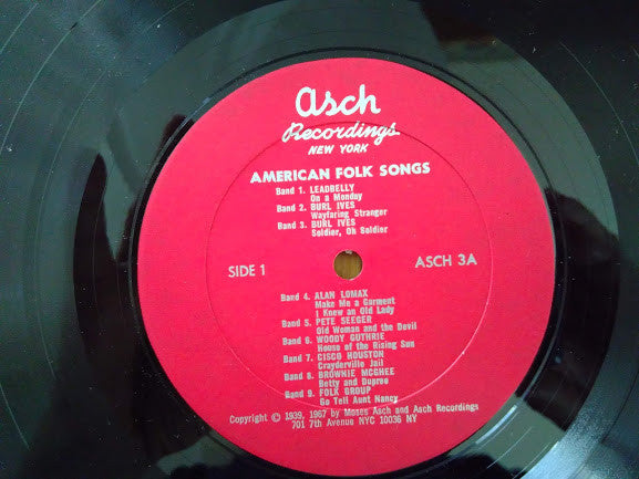 Various : Asch Recordings/1939-1945 Volume 2 (LP, Comp, Mono)